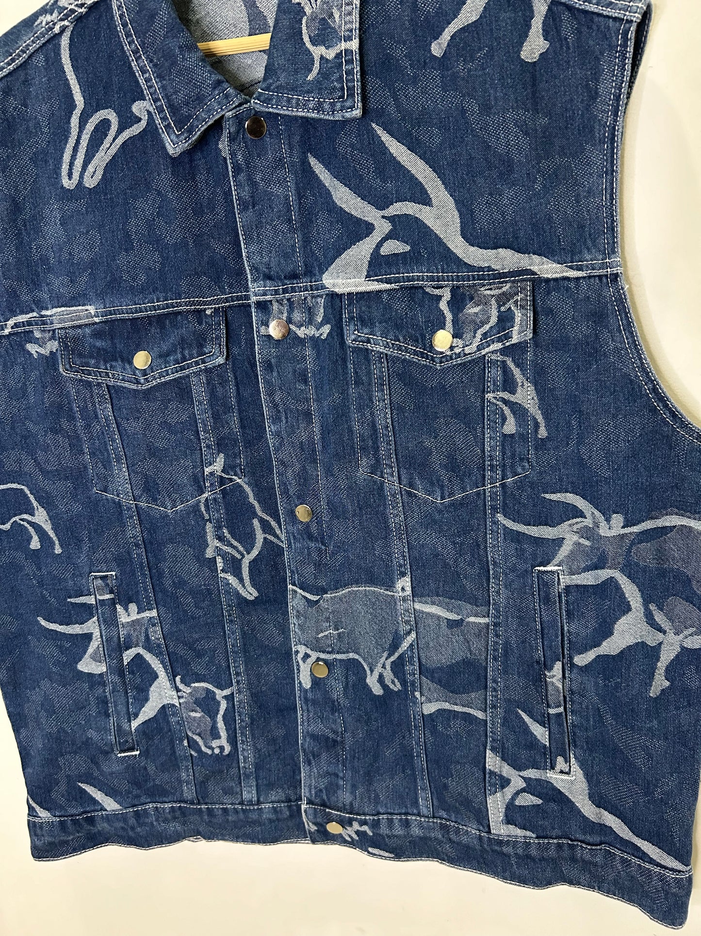 Vintage Denim Yak Vest