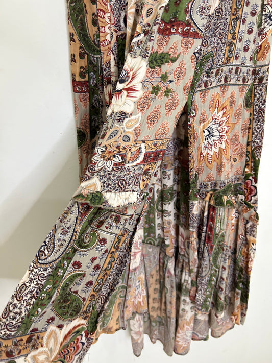 Side Slit Boho Skirt