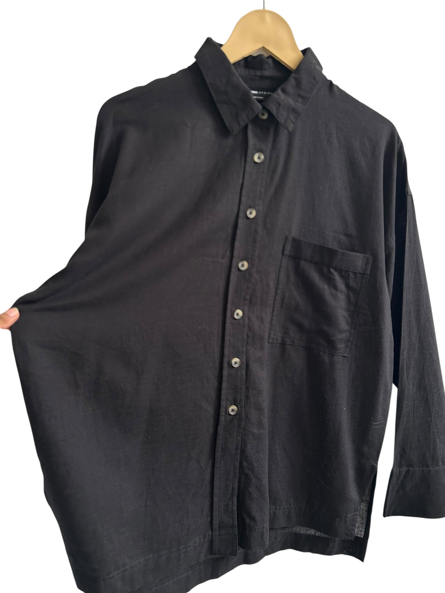 ASOS Black Linen Shirt