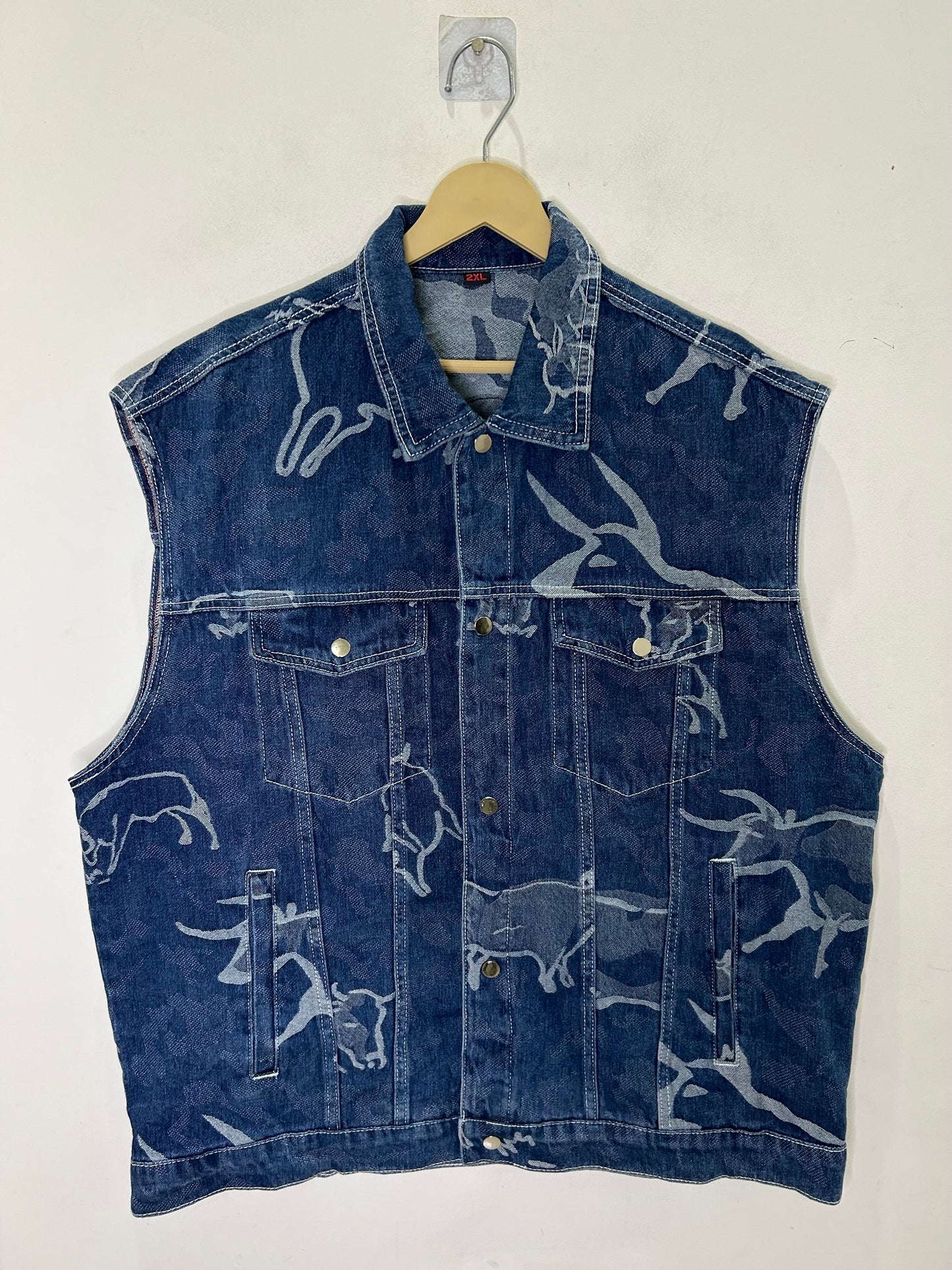 Vintage Denim Yak Vest