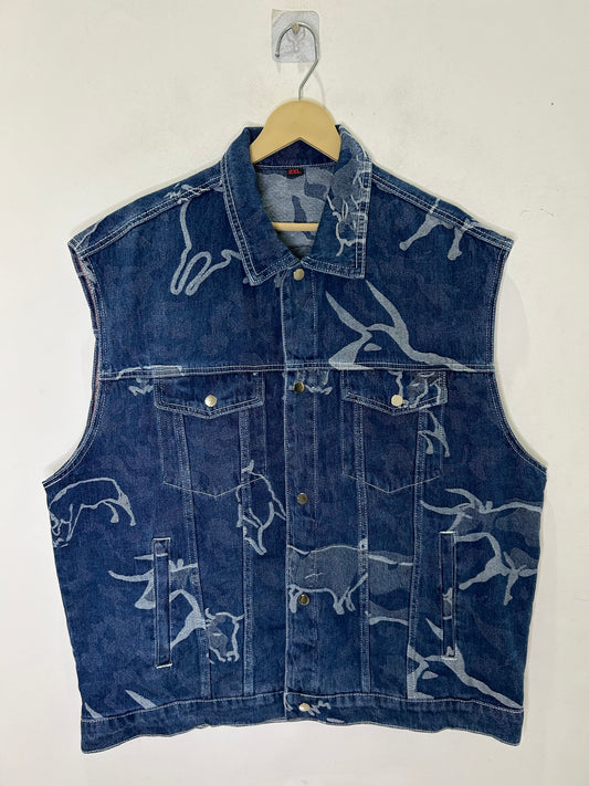 Vintage Denim Yak Vest