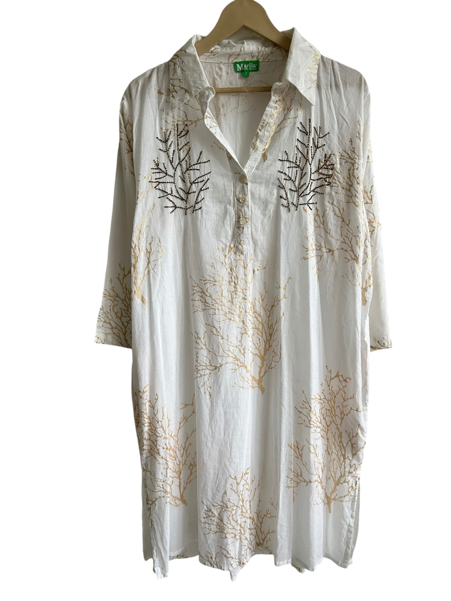 Embellished Long Shirt