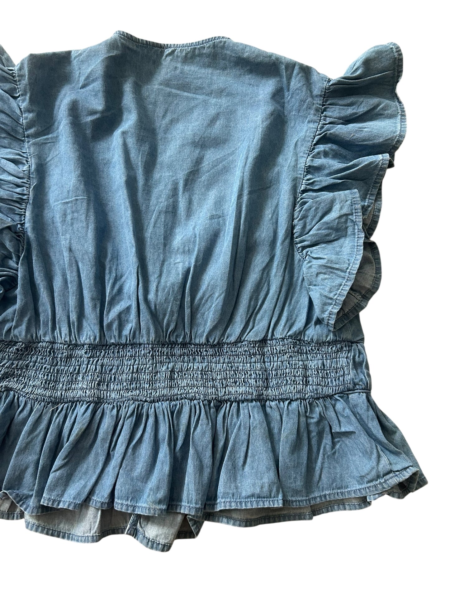 Denim Knot Top:44”