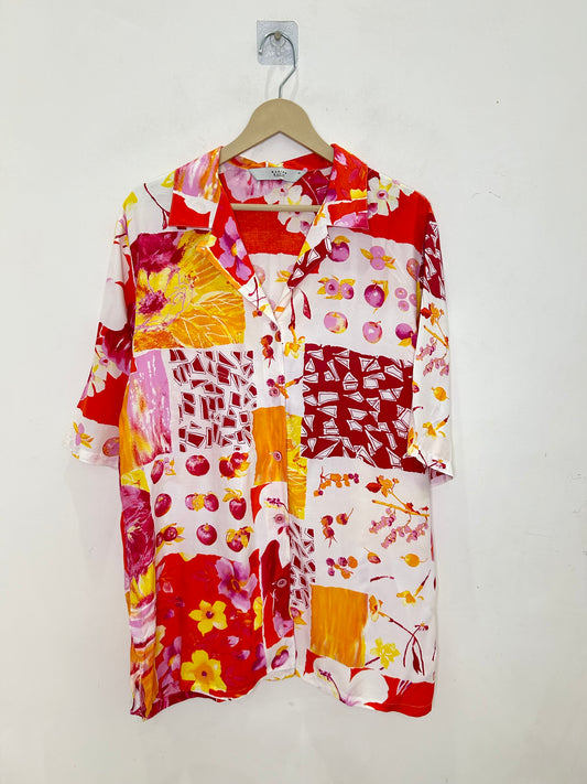 Plum Print Summery Shirt
