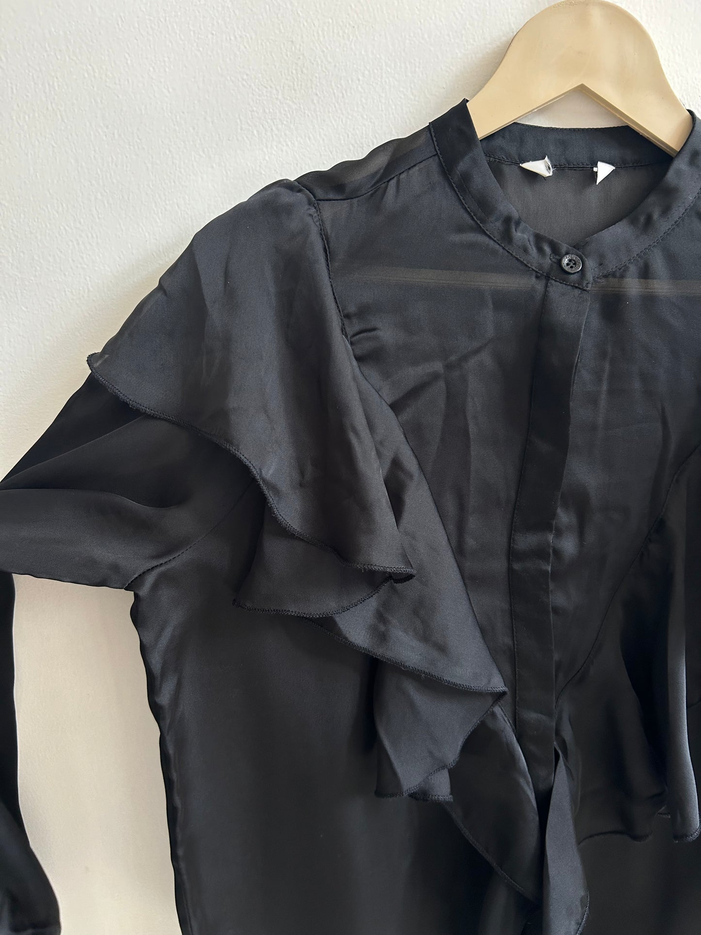Sheer Ruffle Shirt