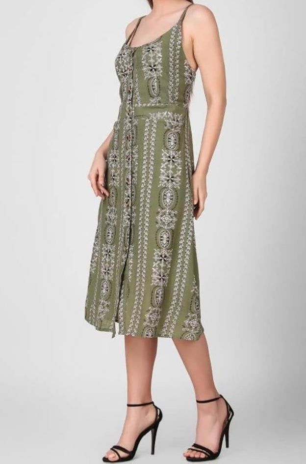 Cotton Embroidered Dress