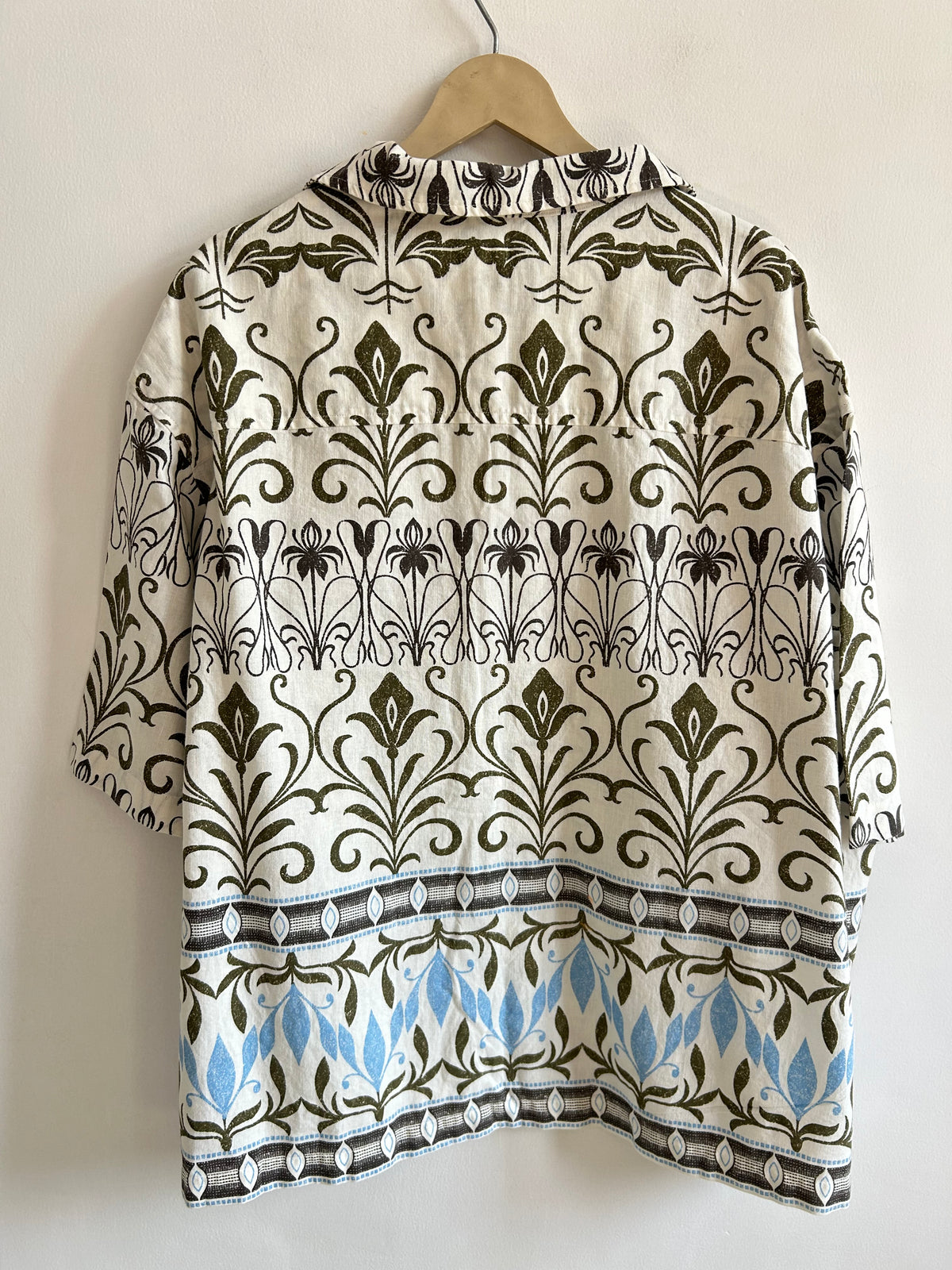 Printed Cotton Shirt: 54”