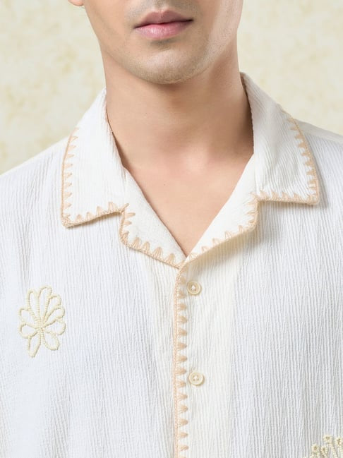 Cotton Beaded Shirt