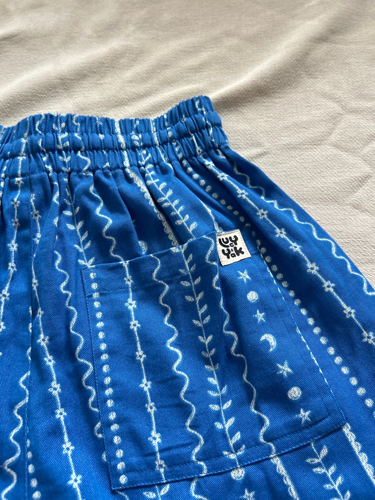 Lucy& Yak Blue Shorts