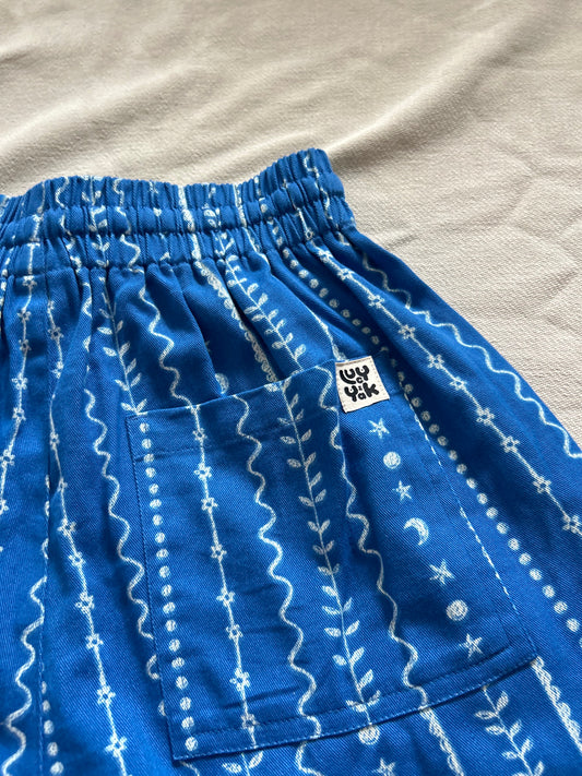 Lucy& Yak Blue Shorts