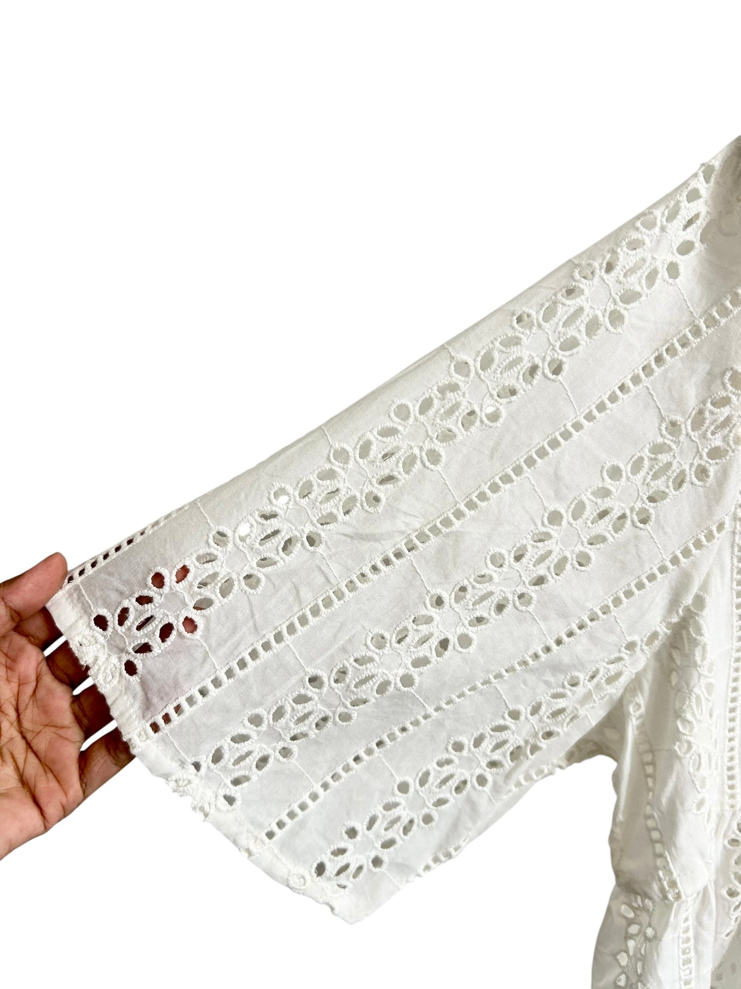 Schiffli Knot Top