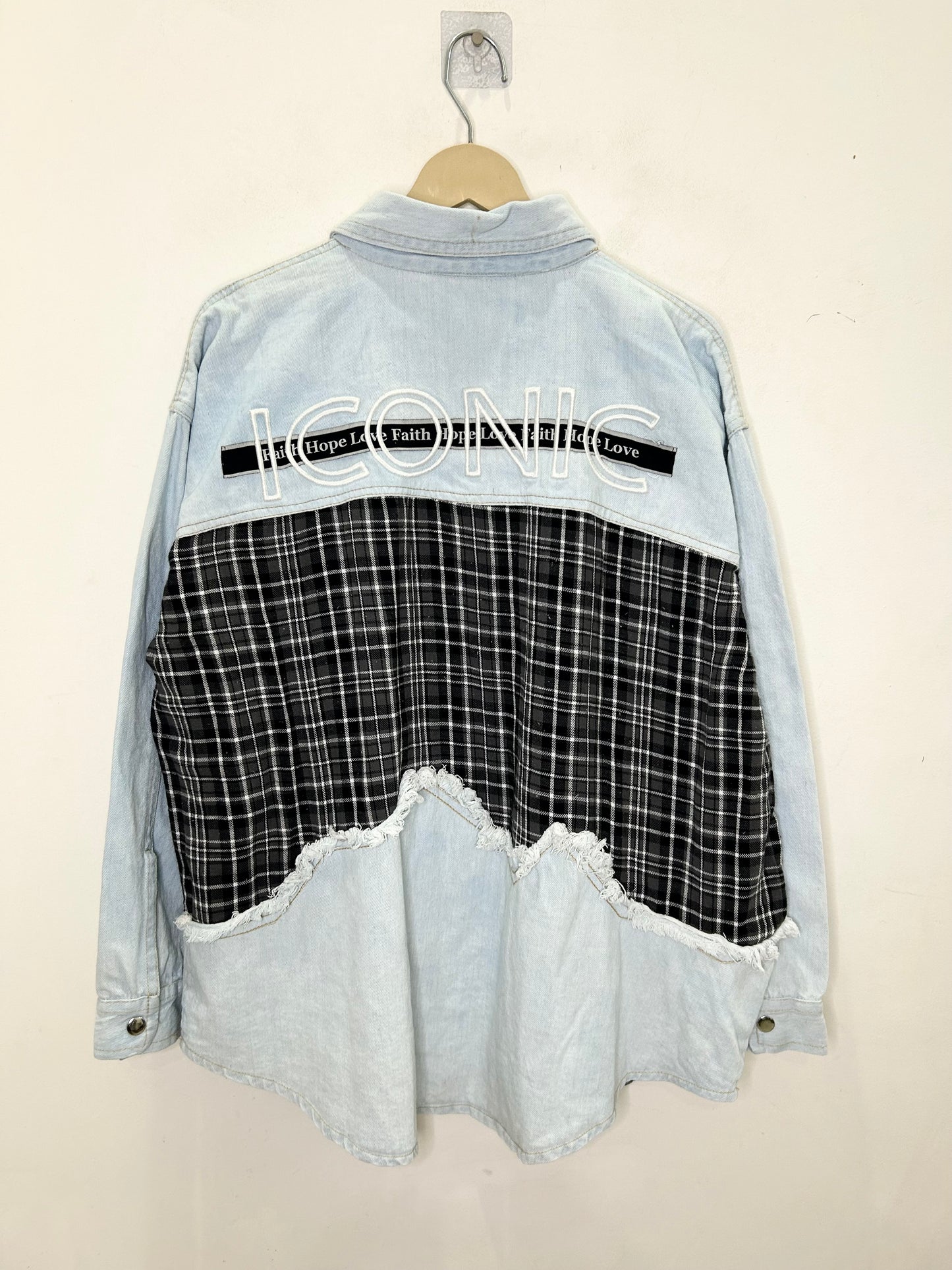 Deconstructed Checkered Jacket