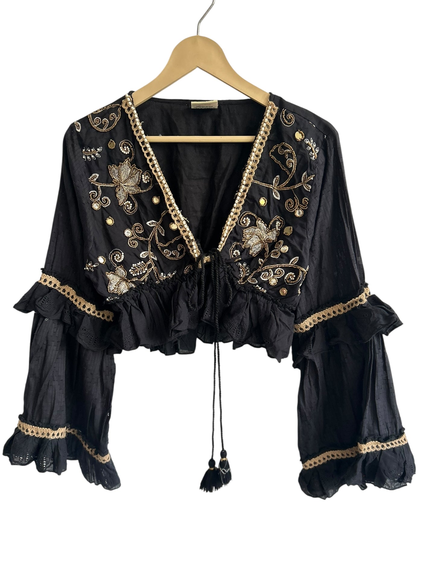 Boho Embellished Top