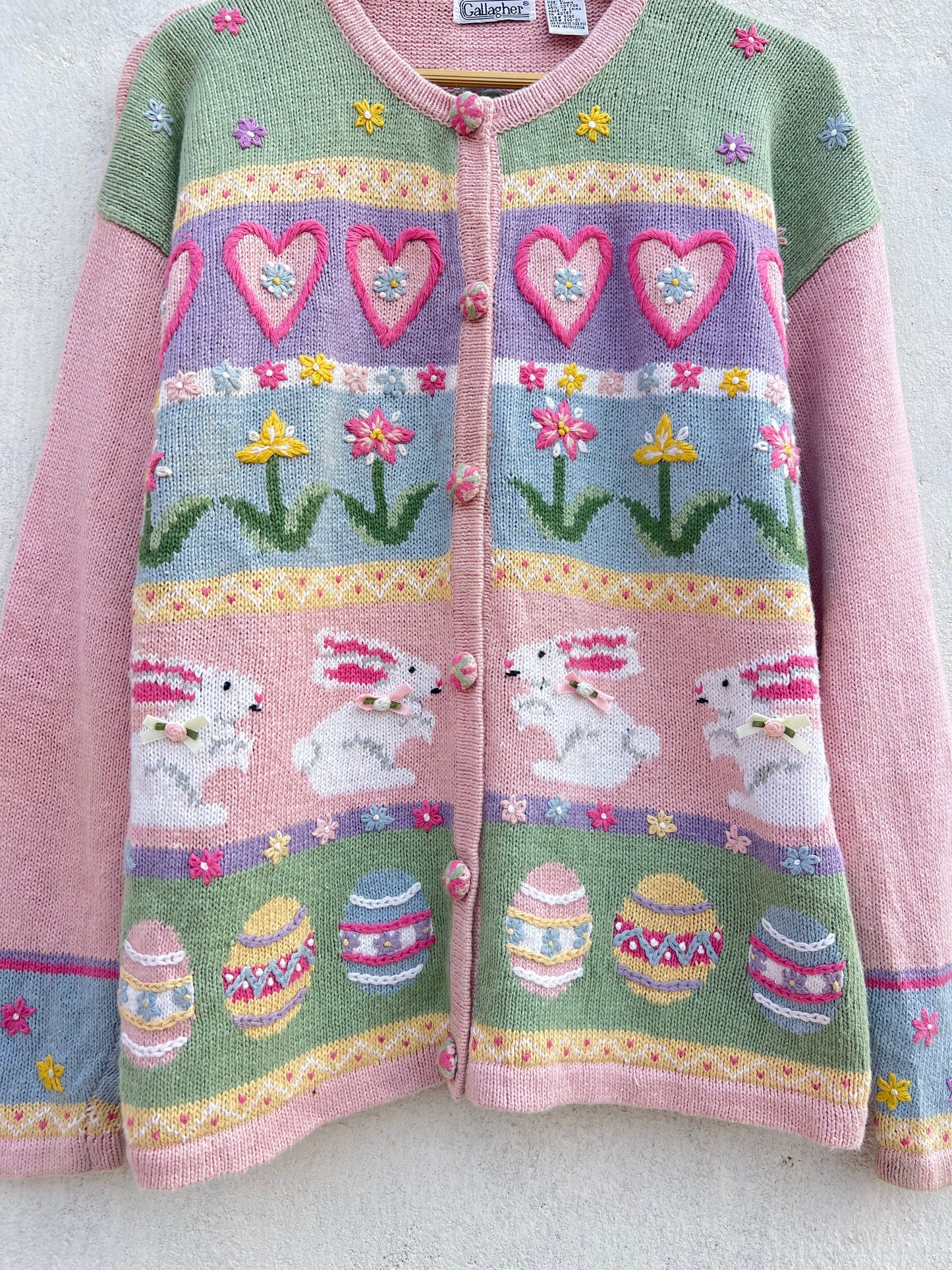 Gallagher Pastel Floral Sweater