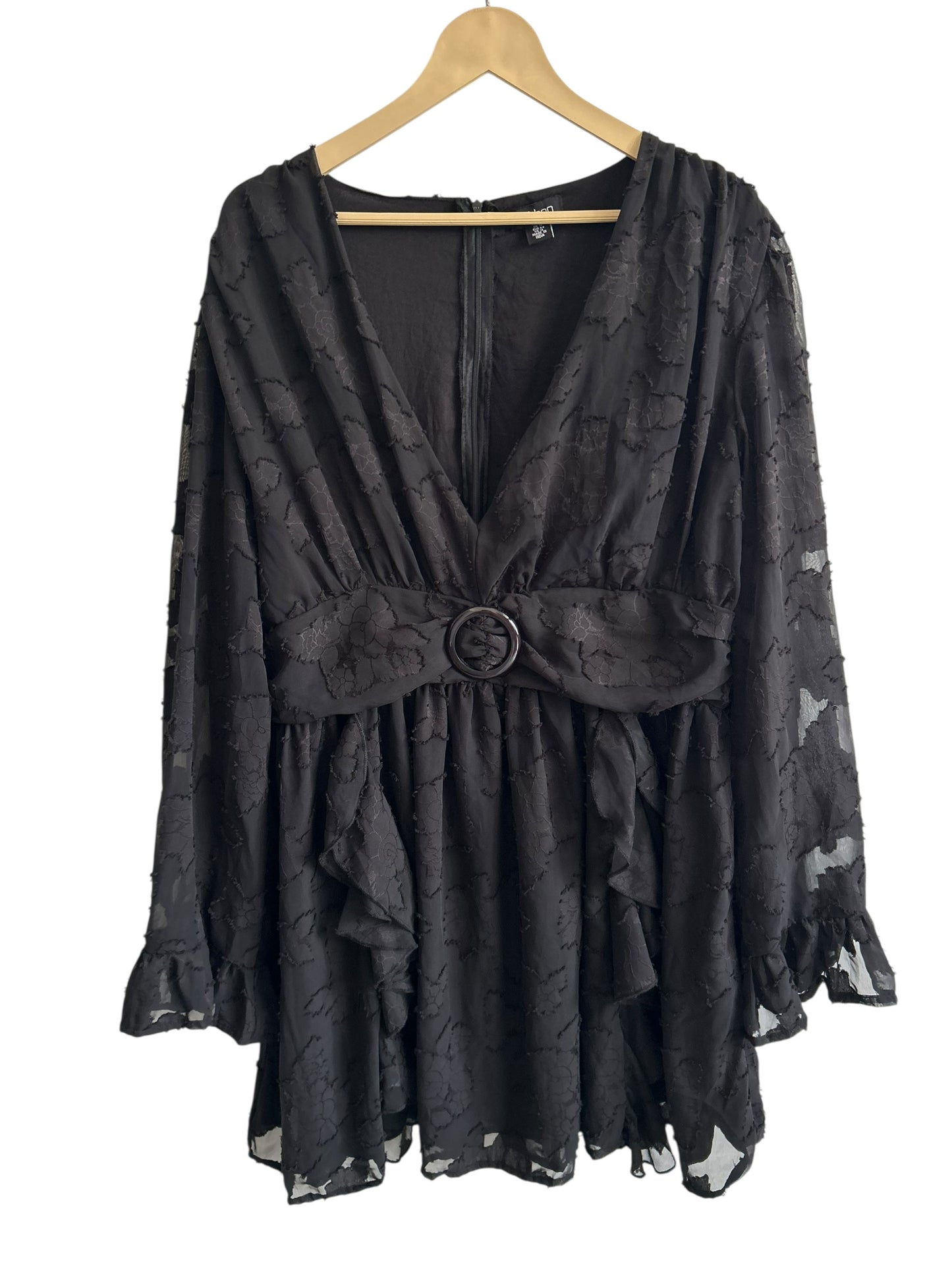 BOOHOO Ruffle Dress