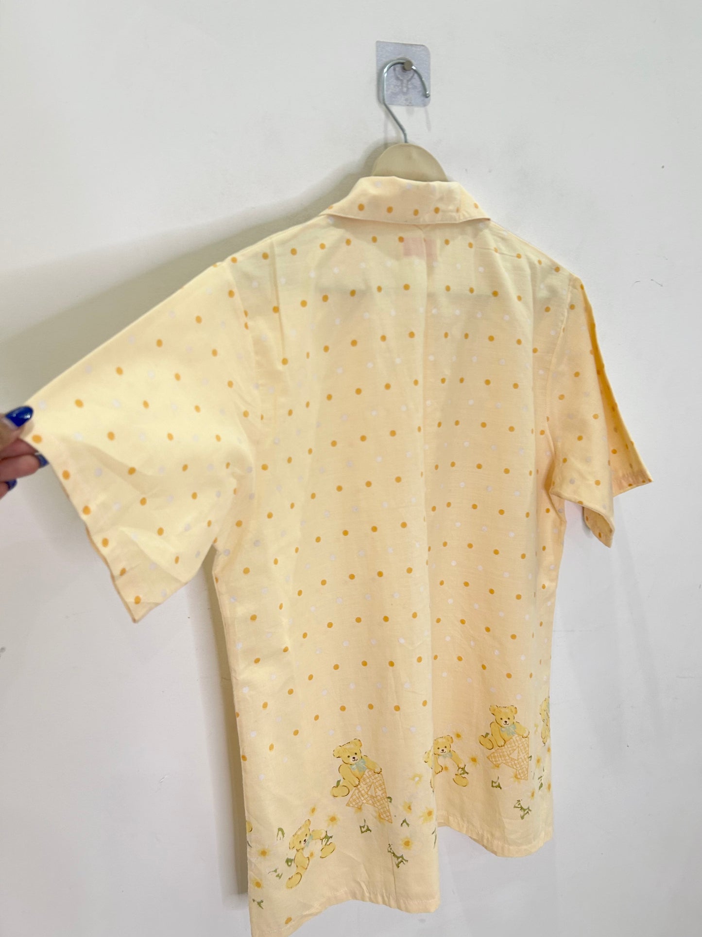 Teddy Polka Dot Shirt: Chest-42”