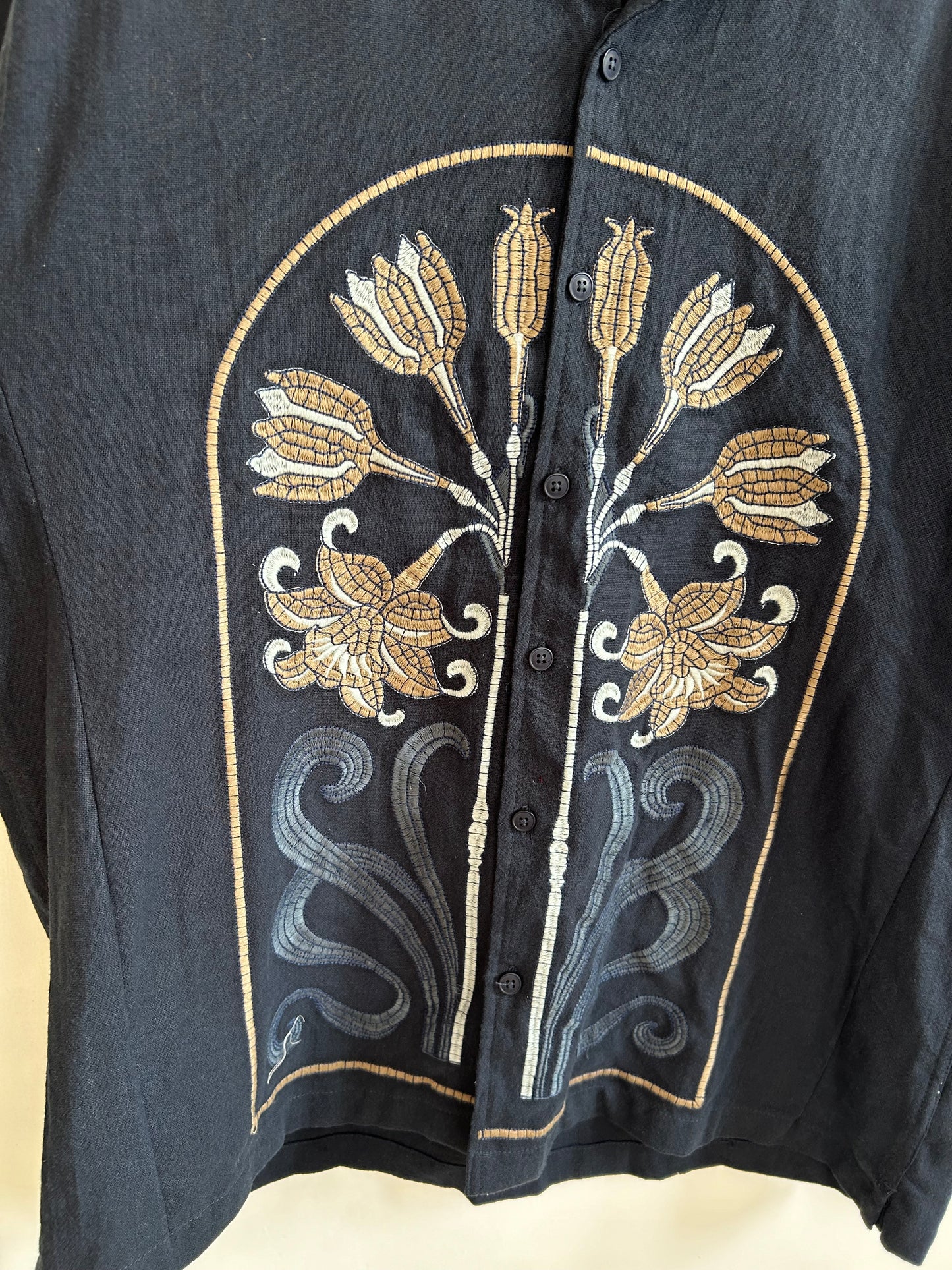 Cotton Embroidered Shirt