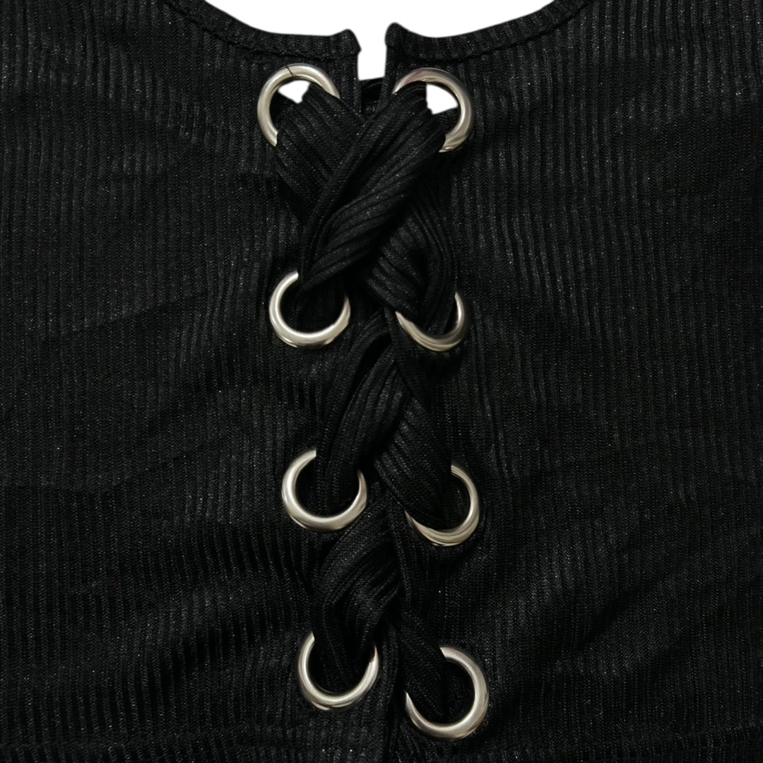 Black Ribbon Top