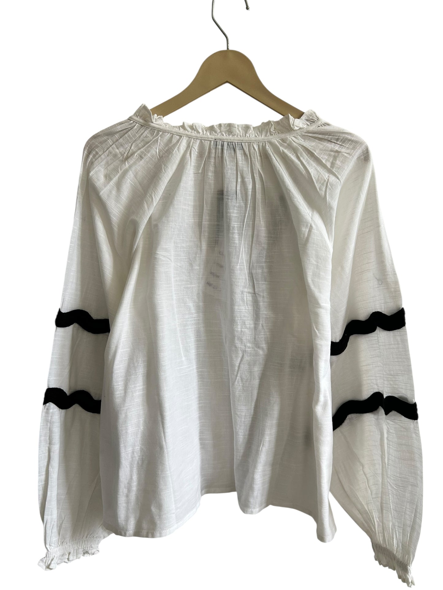 Boohoo White Cotton Top