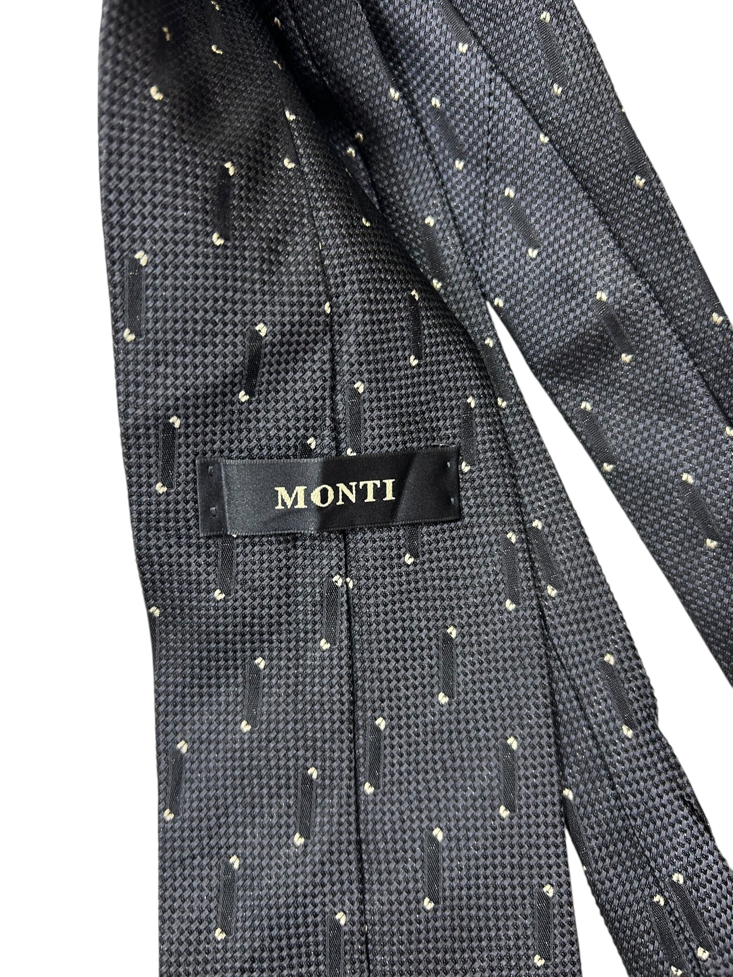 Vintage Black Pattern Tie