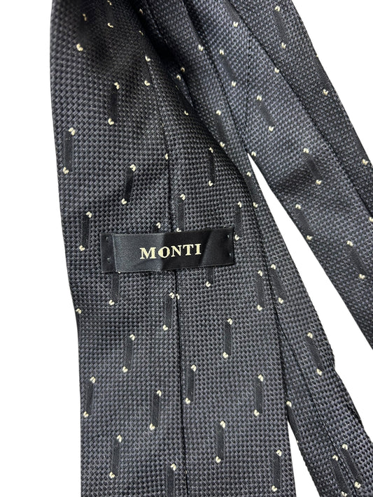 Vintage Black Pattern Tie