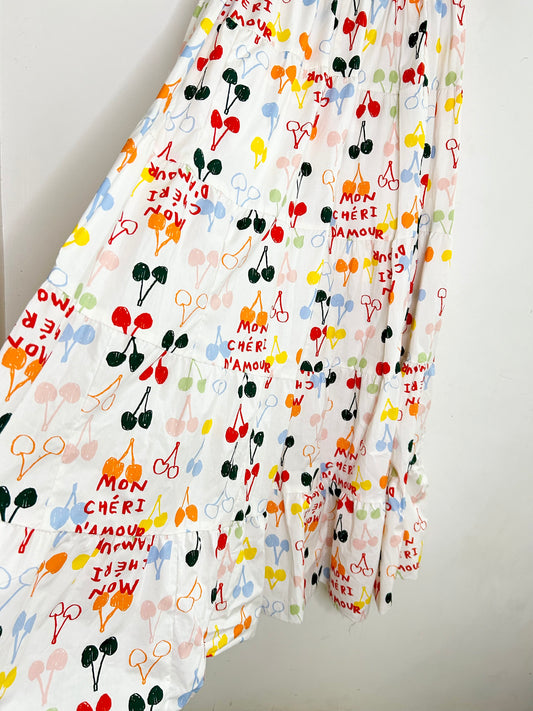 Cherry Print Skirt