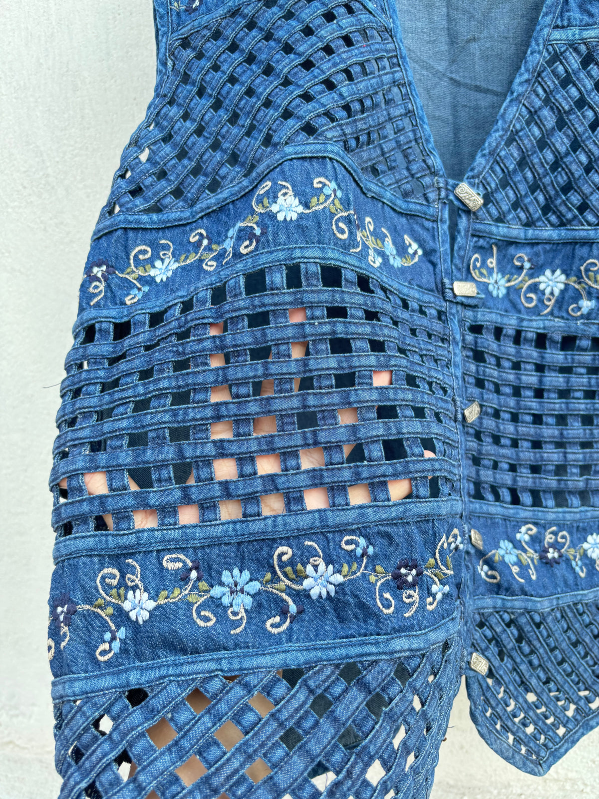 Denim Vest: 48”