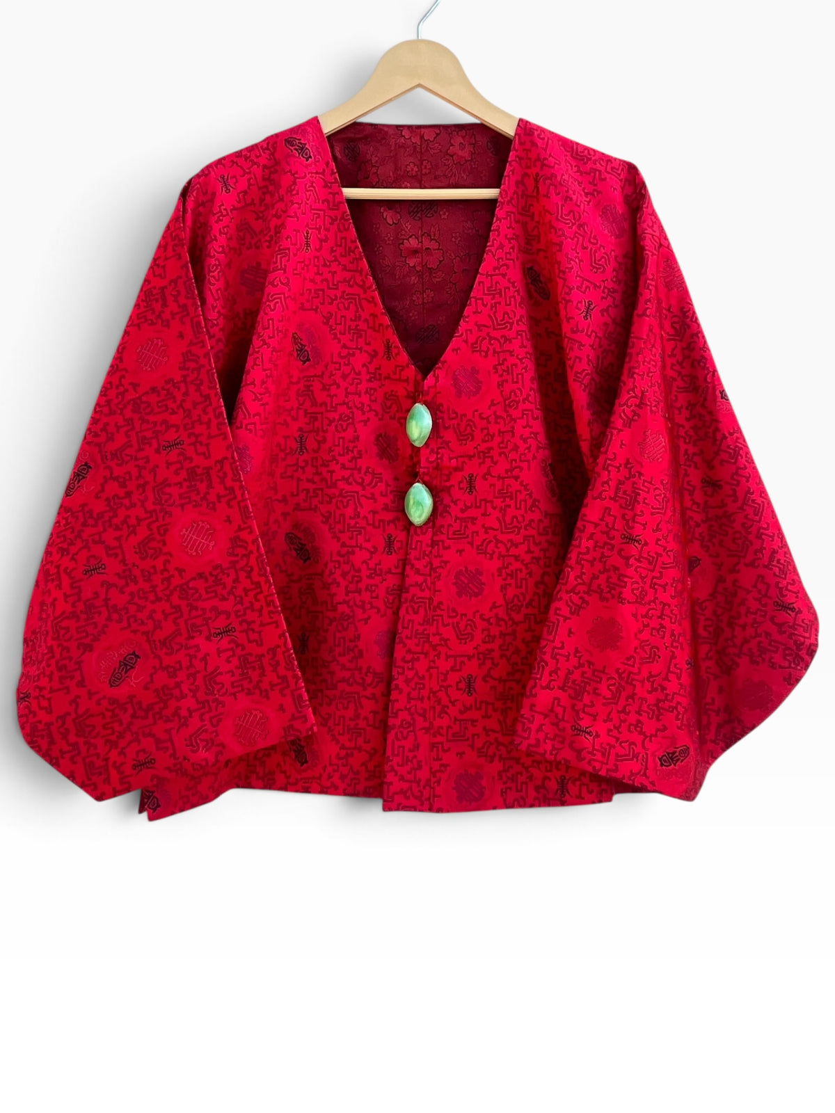 Red Vintage Jacket: 44”