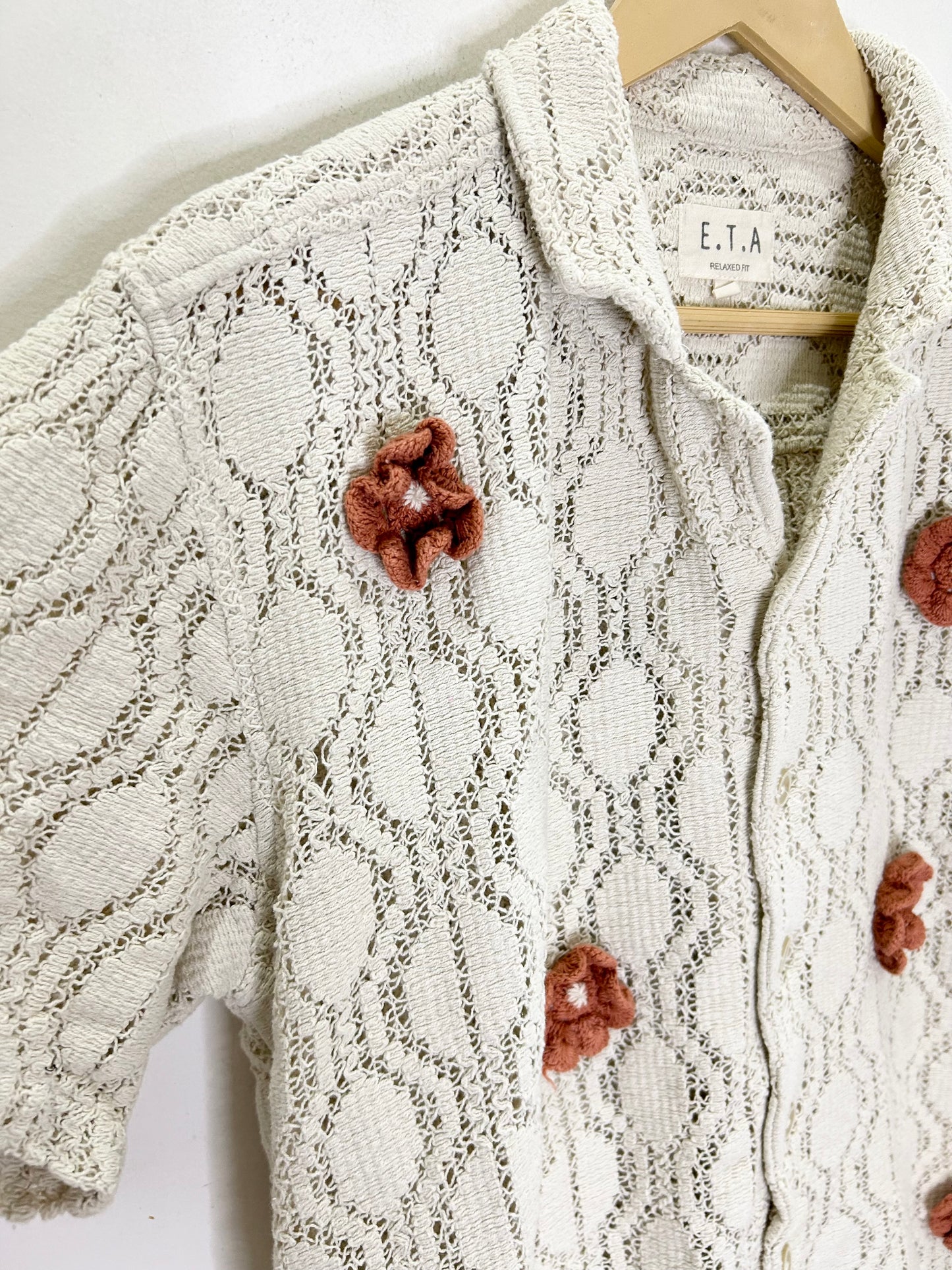 Floral Crochet Shirt