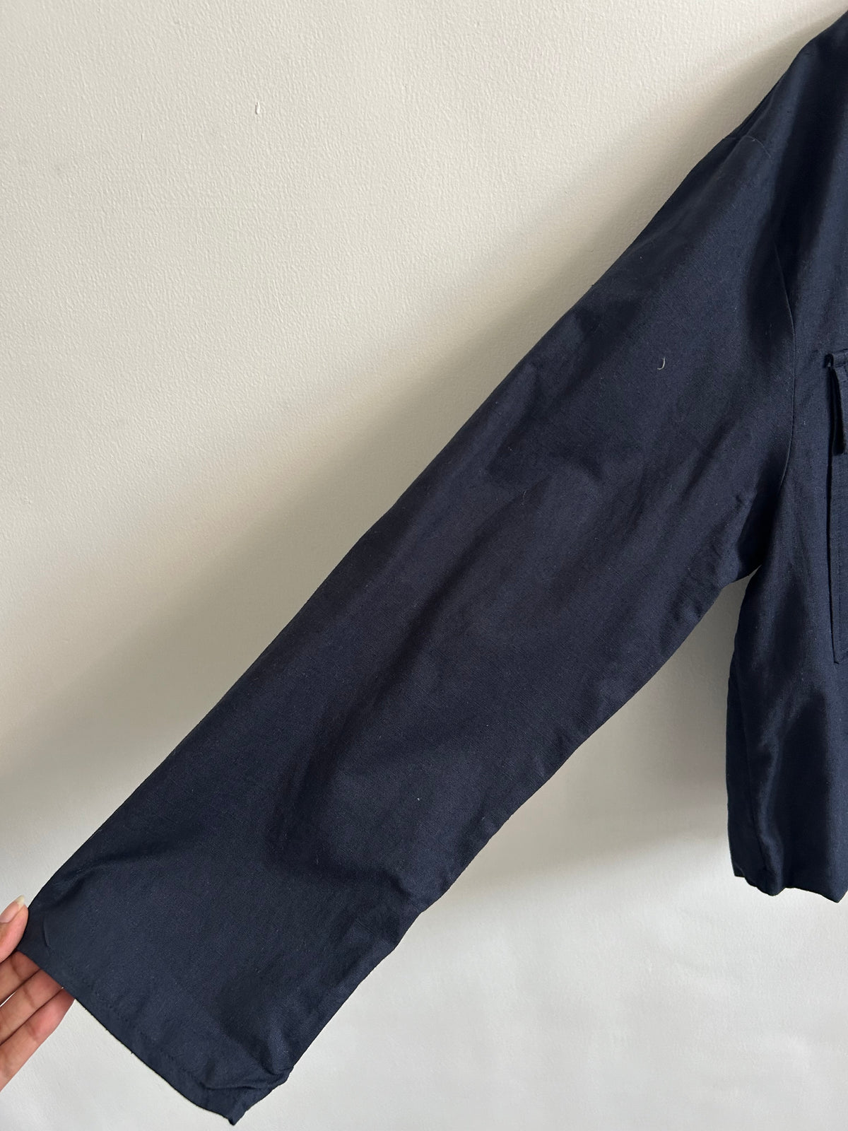 Navy Blue Jacket: 46”