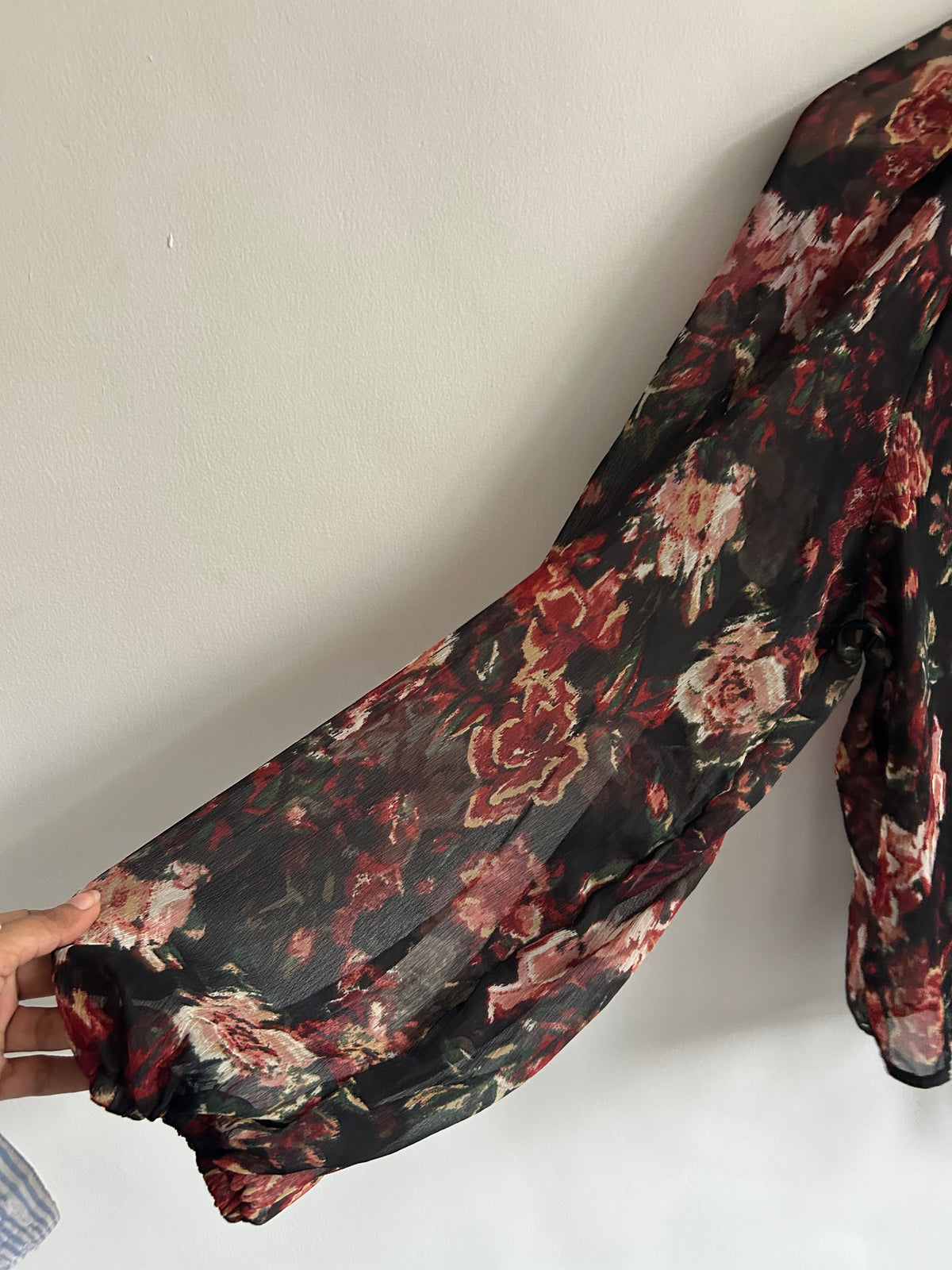 Floral Scarf Top