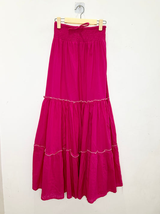 Pink Cotton Skirt