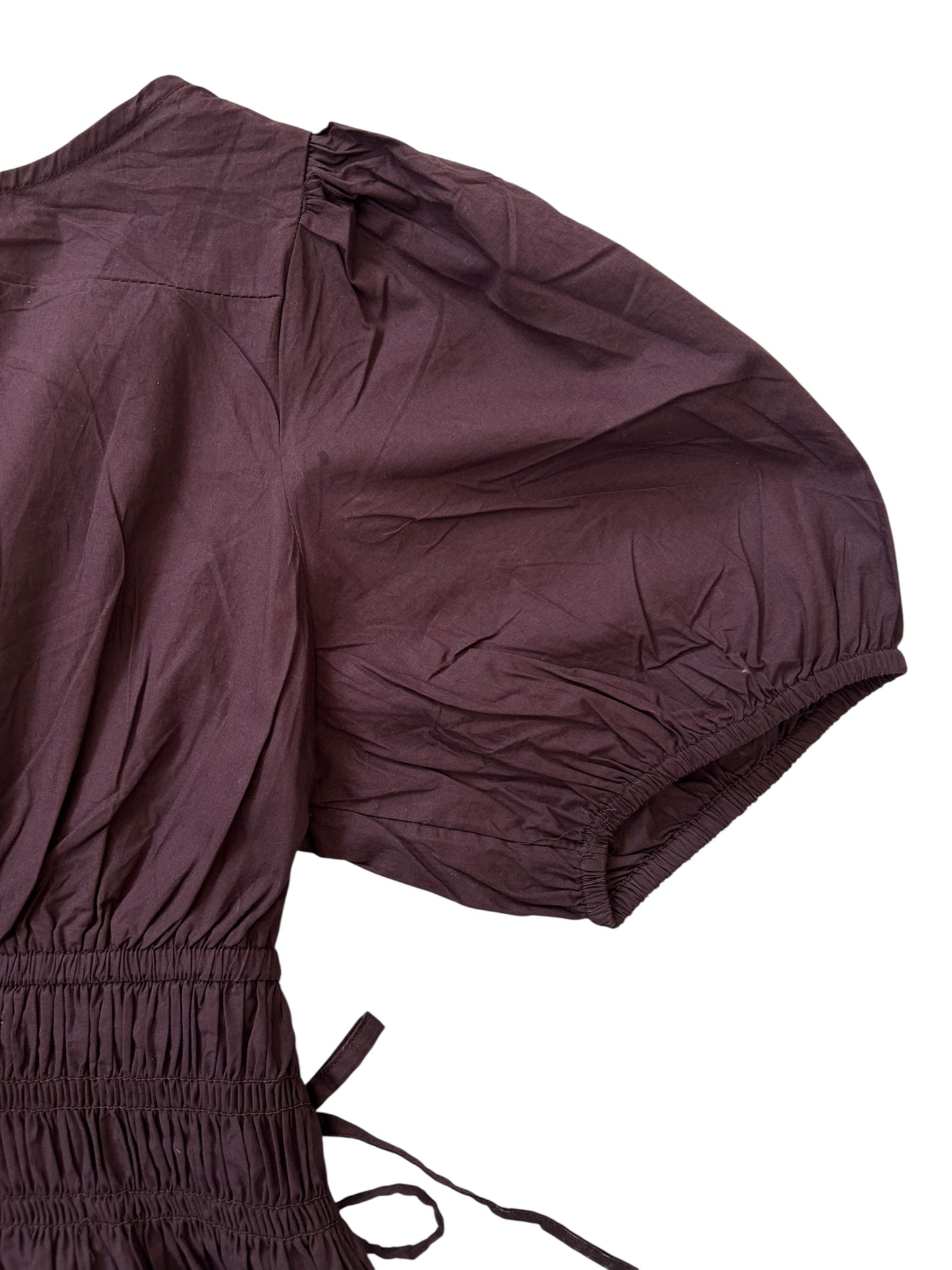 Brown Side Knot Top