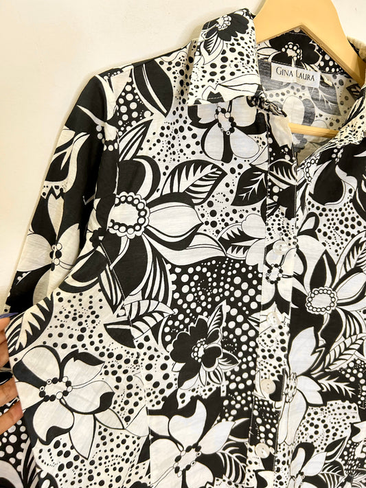 Cotton B&W Shirt