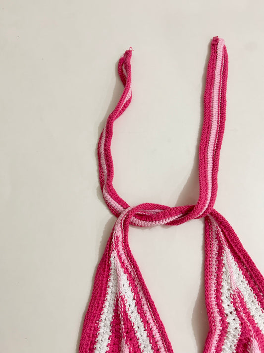 Pink Halter neck Bralette