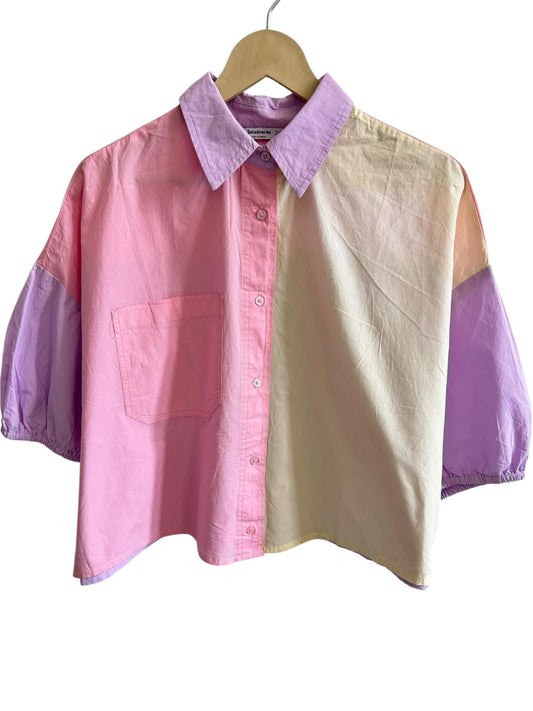 Pastel Color block Shirt