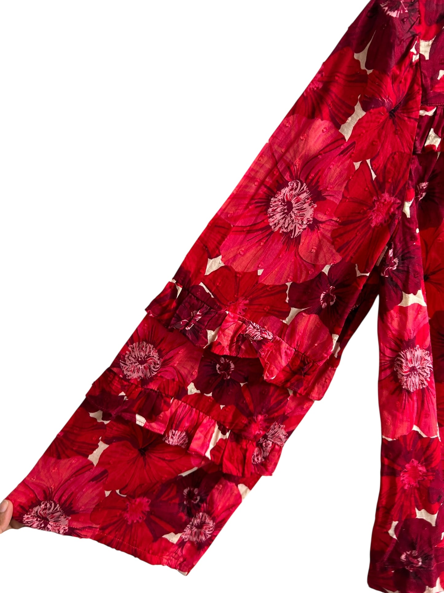 Floral Red Top