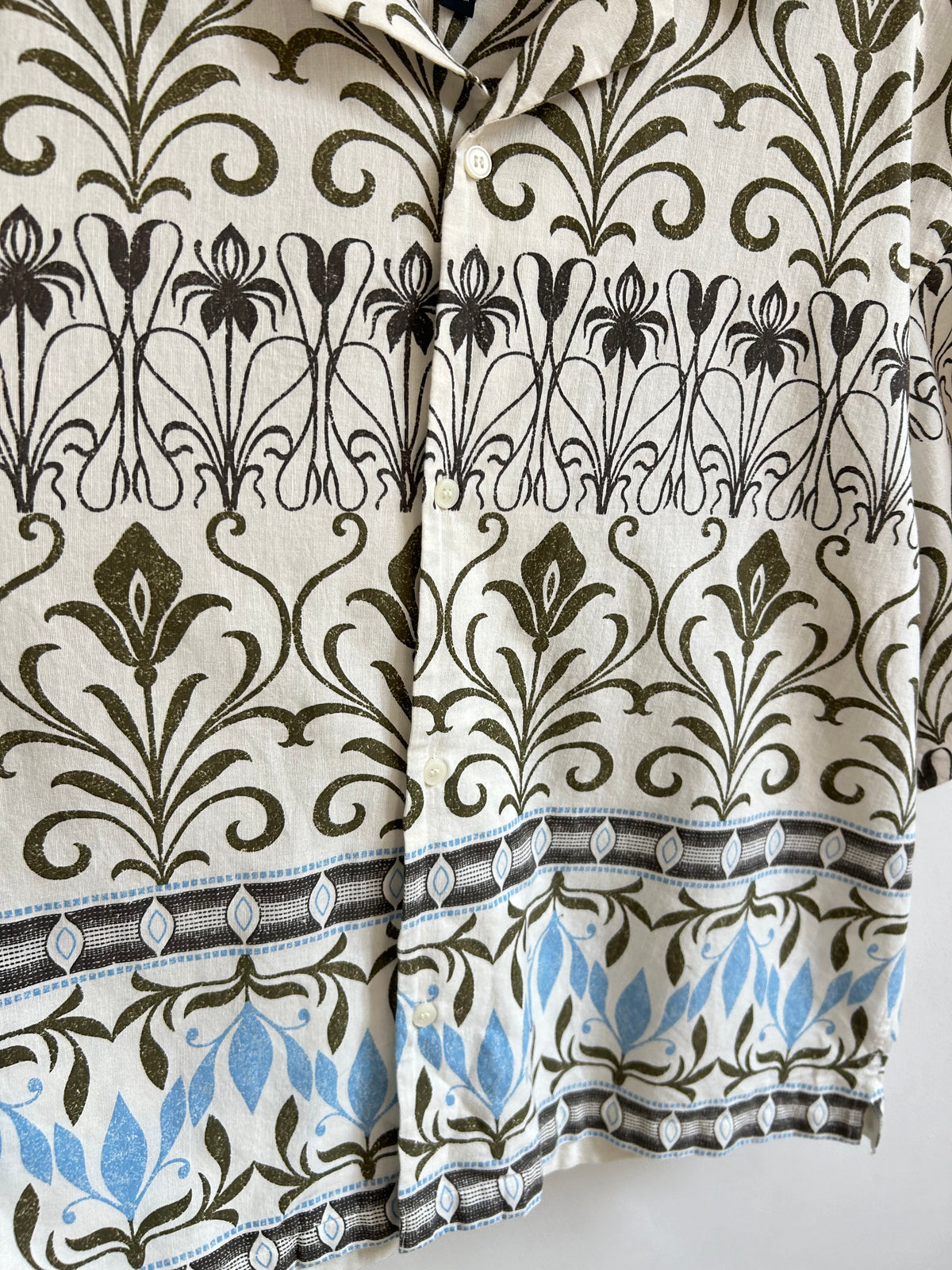 Printed Cotton Shirt: 54”