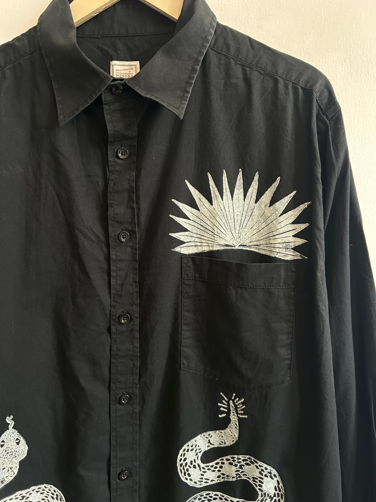 Snake Cotton Shirt: 50”