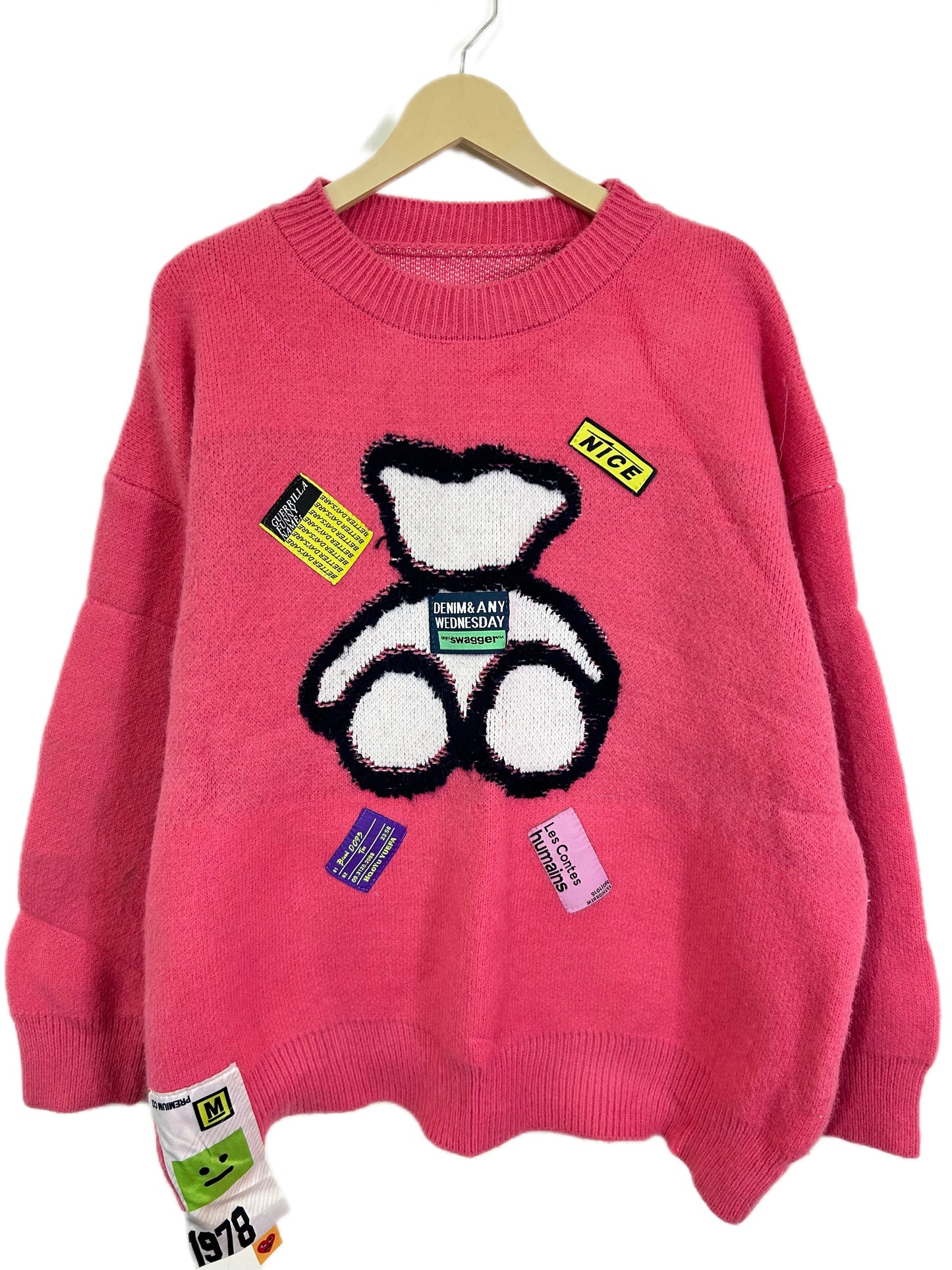 Teddy Pink Sweater