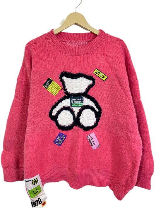 Teddy Pink Sweater