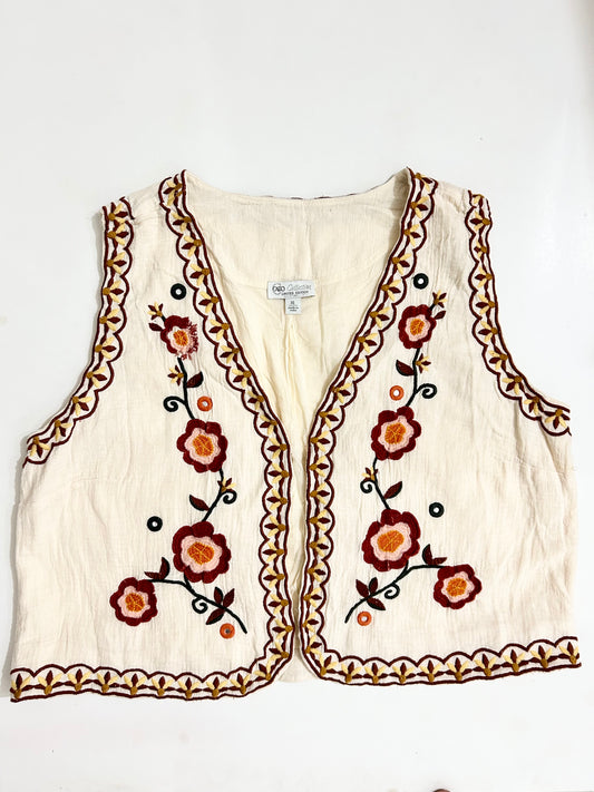 Embroidered Vest