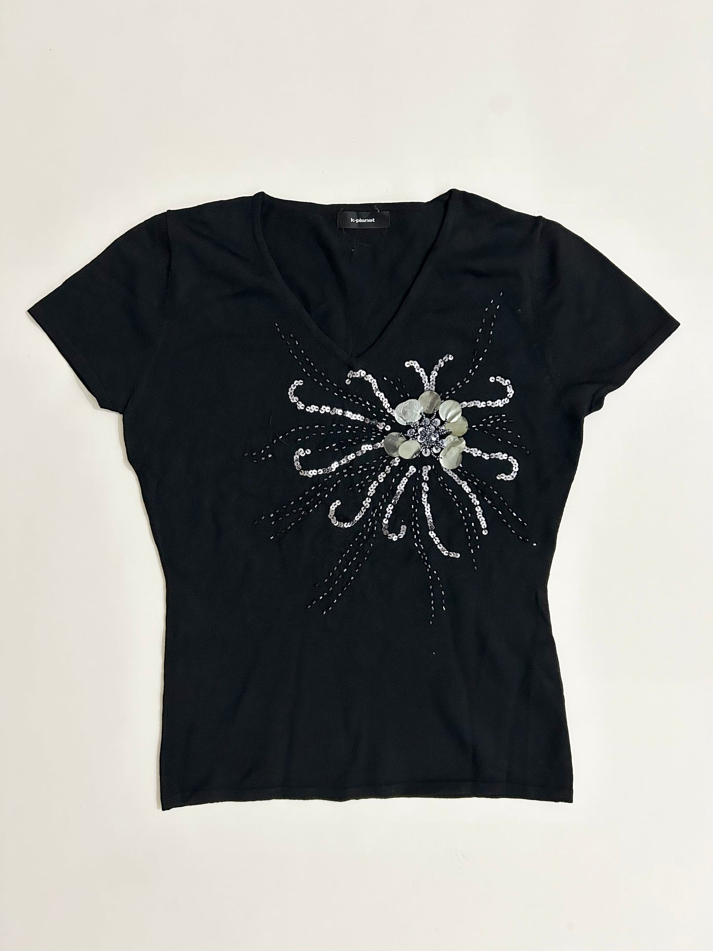 Floral Embellishments Top