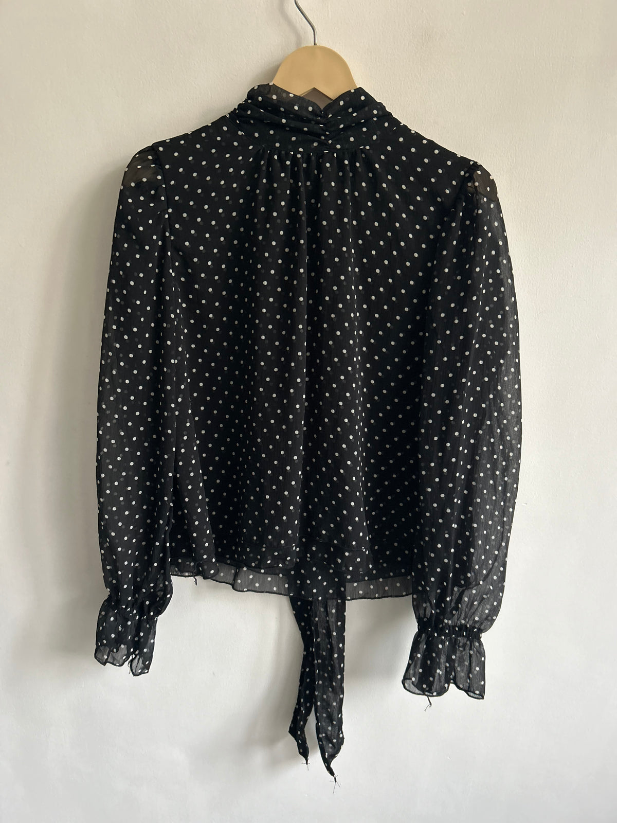 Polka Scarf Top: 38”