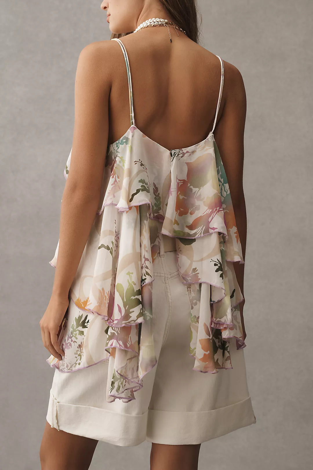 Anthropologie Ruffle Top