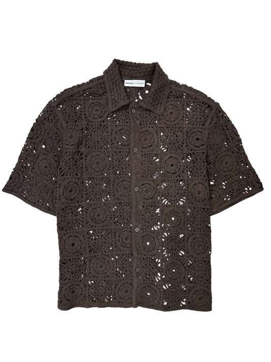 Crochet Brown Shirt