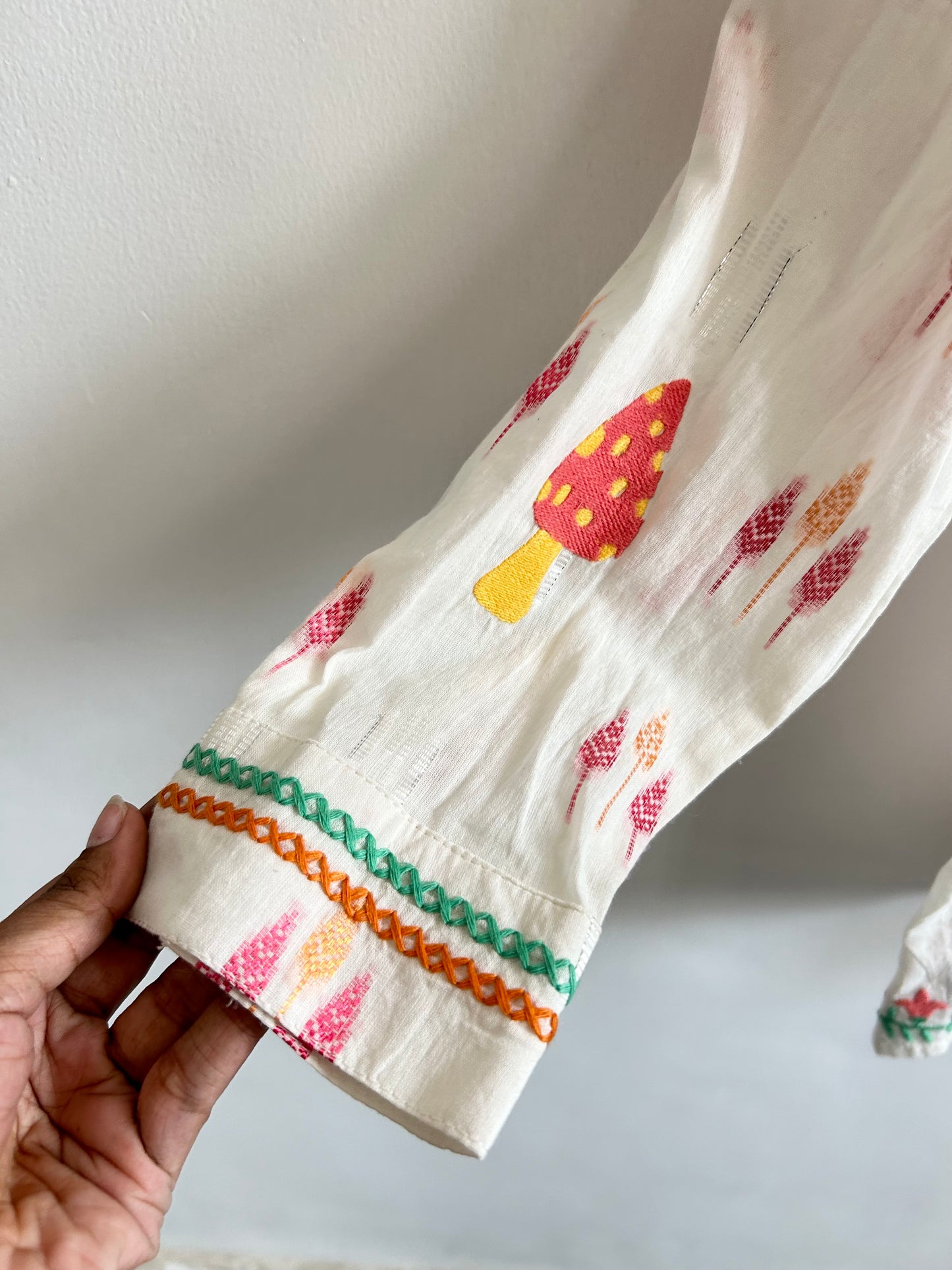 Cotton Embroidered Shirt