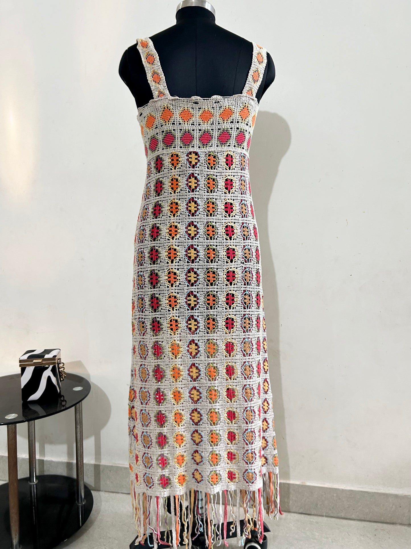 Crochet Dress: Bust- 28” TO 38”
