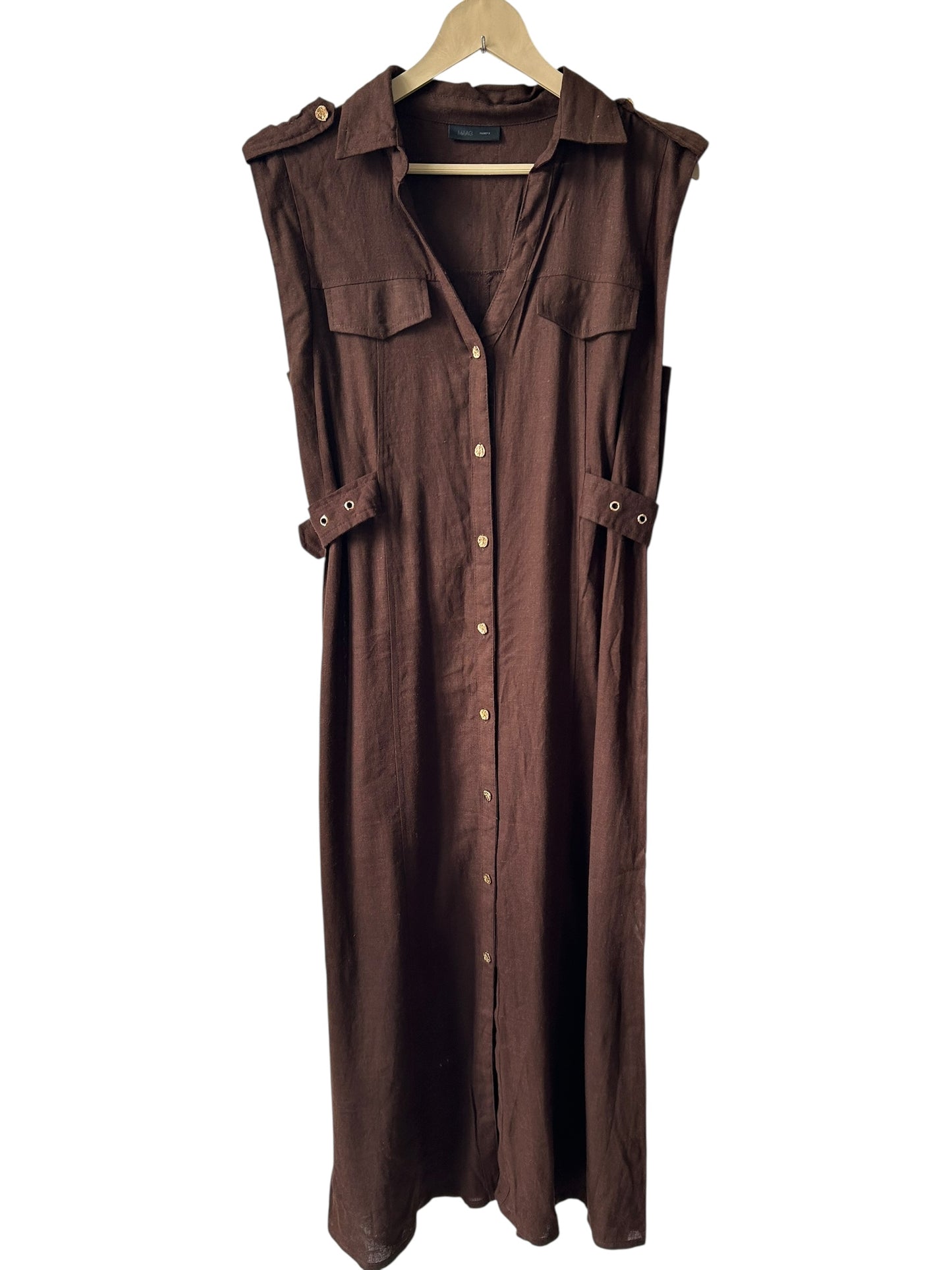 MAAG Linen Belted Dress