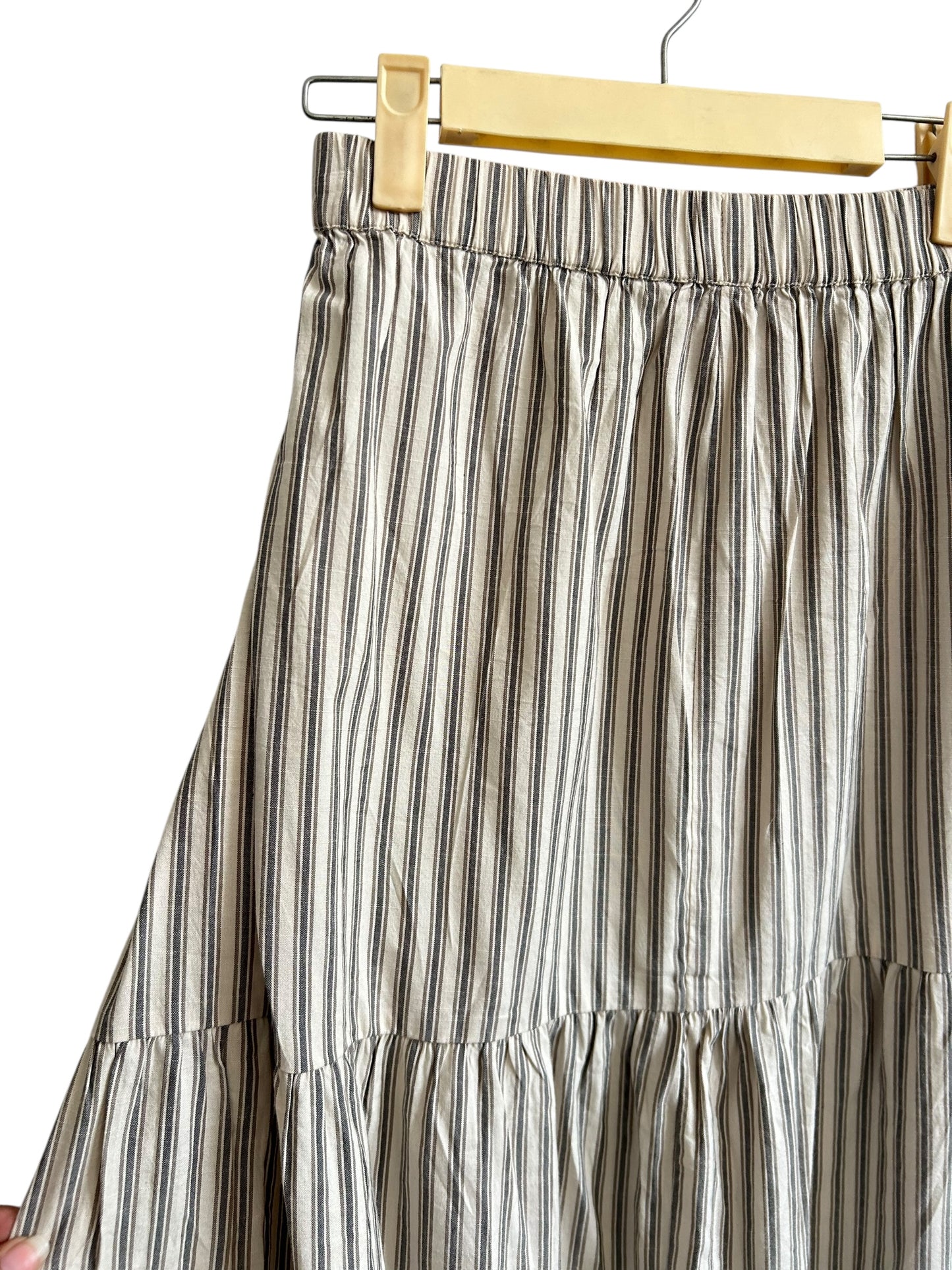 Striped Cotton Skirt